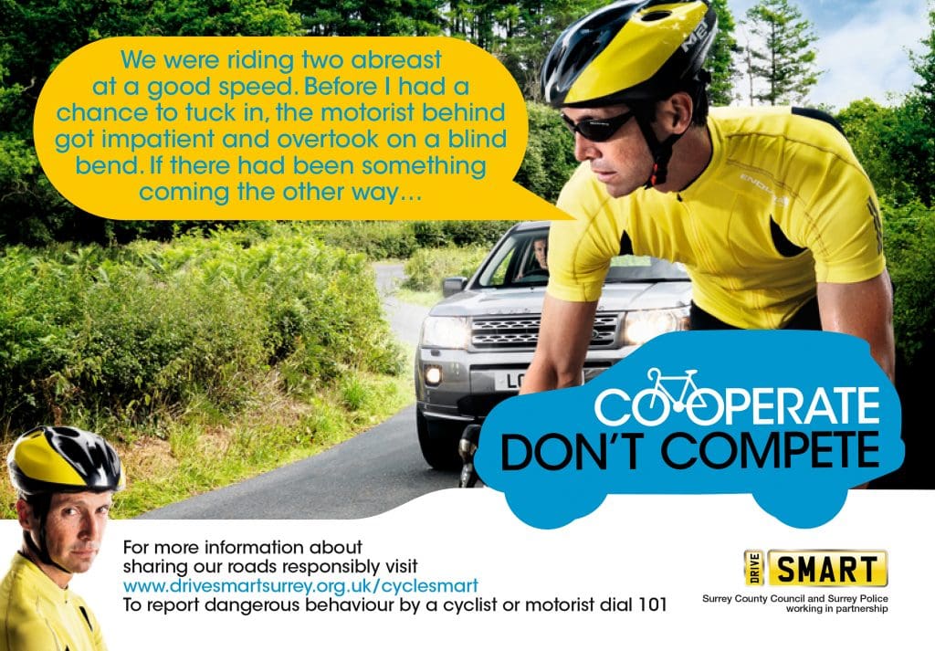 Surrey Police Drive Smart Campaign poster