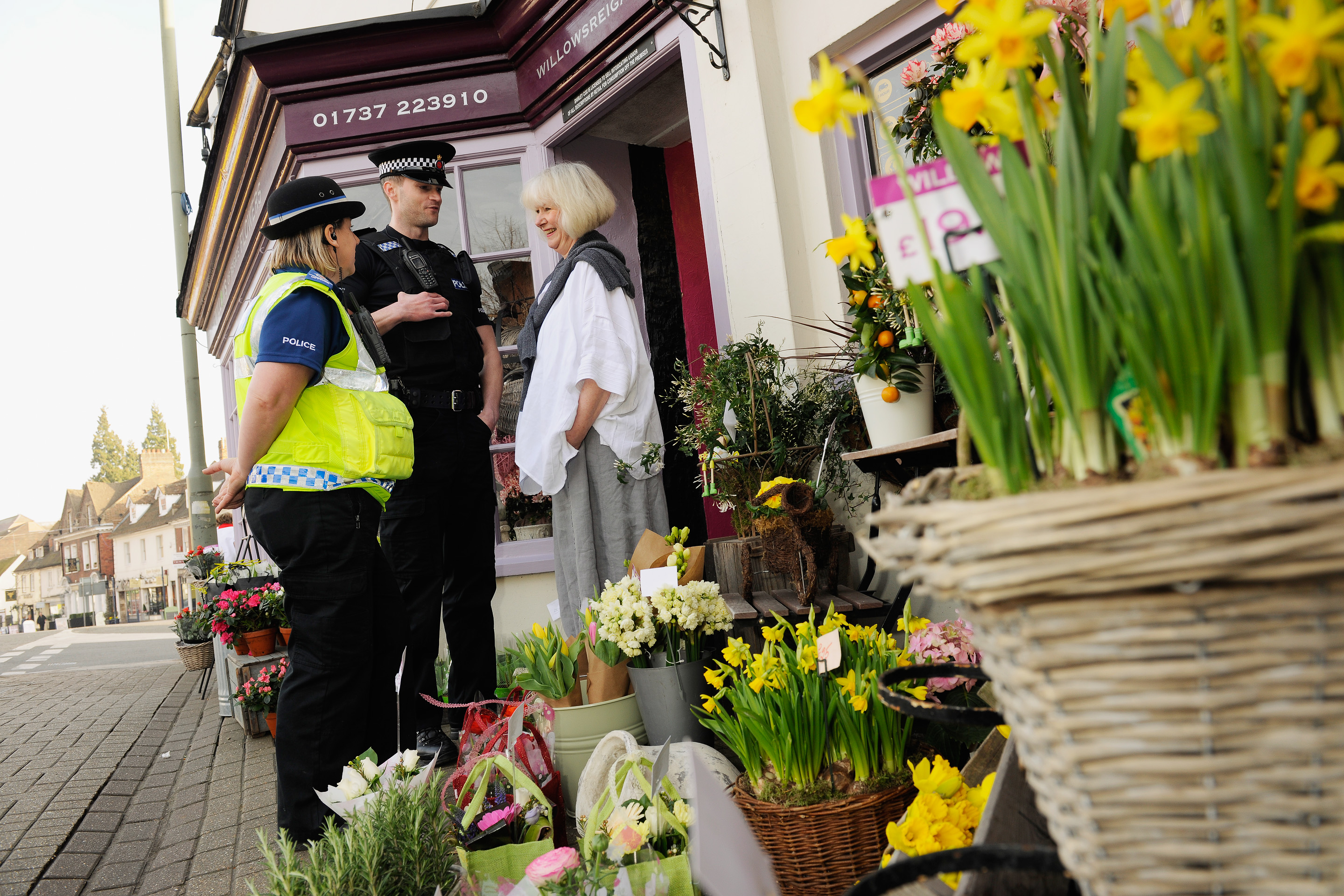 Police Officers and Local Business Owners