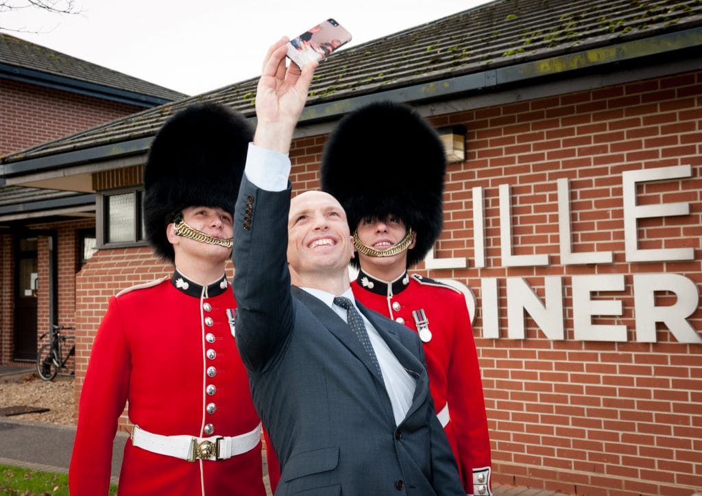 Sodexo PAYD Matt Dawson Selfie with Guards