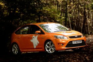 Surrey Police Pumpkin Patrol branded vehicle