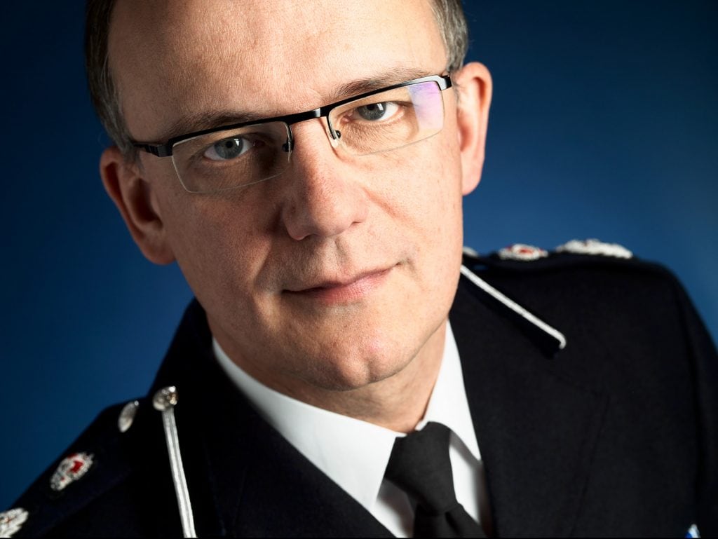 Surrey Police Chief Constable Mark Rowley Portrait