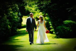 Couple walking at Gorse Hill