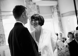 civil ceremony in the courtyard room at cowdray