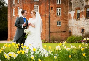 Spring wedding at Farnham Castle