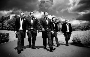 Reservoir Dogs style groomsmen