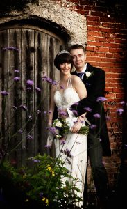 Romantic couple at the Walled Garden, Cowdray Park