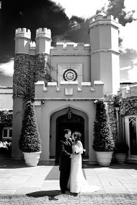 Black and white wedding at Wentworth