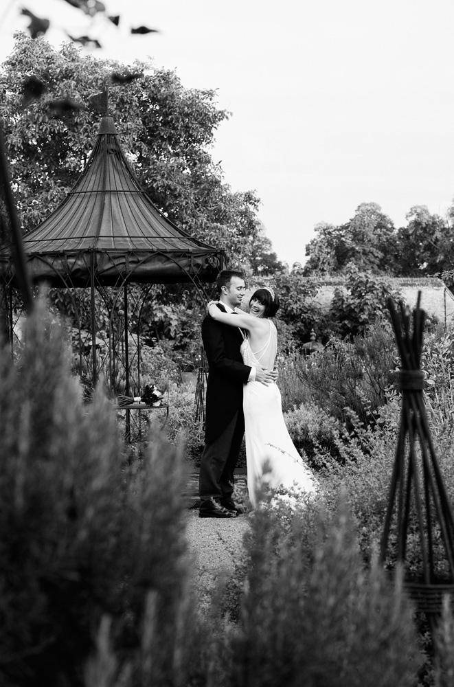 Intimate wedding photography at The Walled Garden