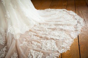 Wedding Dress Train Detail